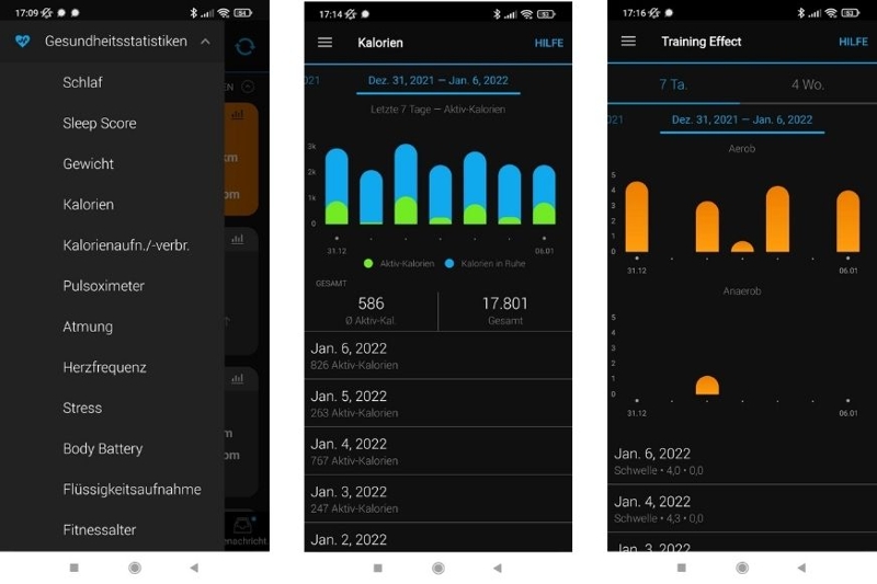 В приложении можно посмотреть обзор статистики здоровья.